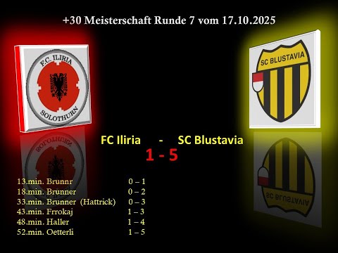 +30 Senioren Meisterschaft FC Iliria  - SC Blustavia