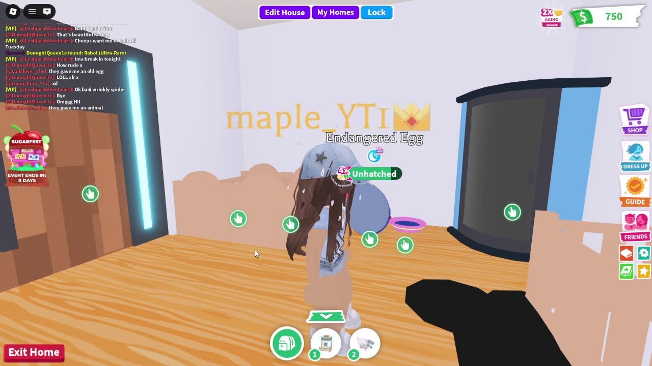 Adopt me (LIVE) Admin Abuse DAy