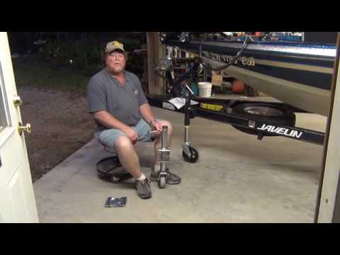 Replacement Trailer Jack for boat trailers with old style fulton weld on mounts.