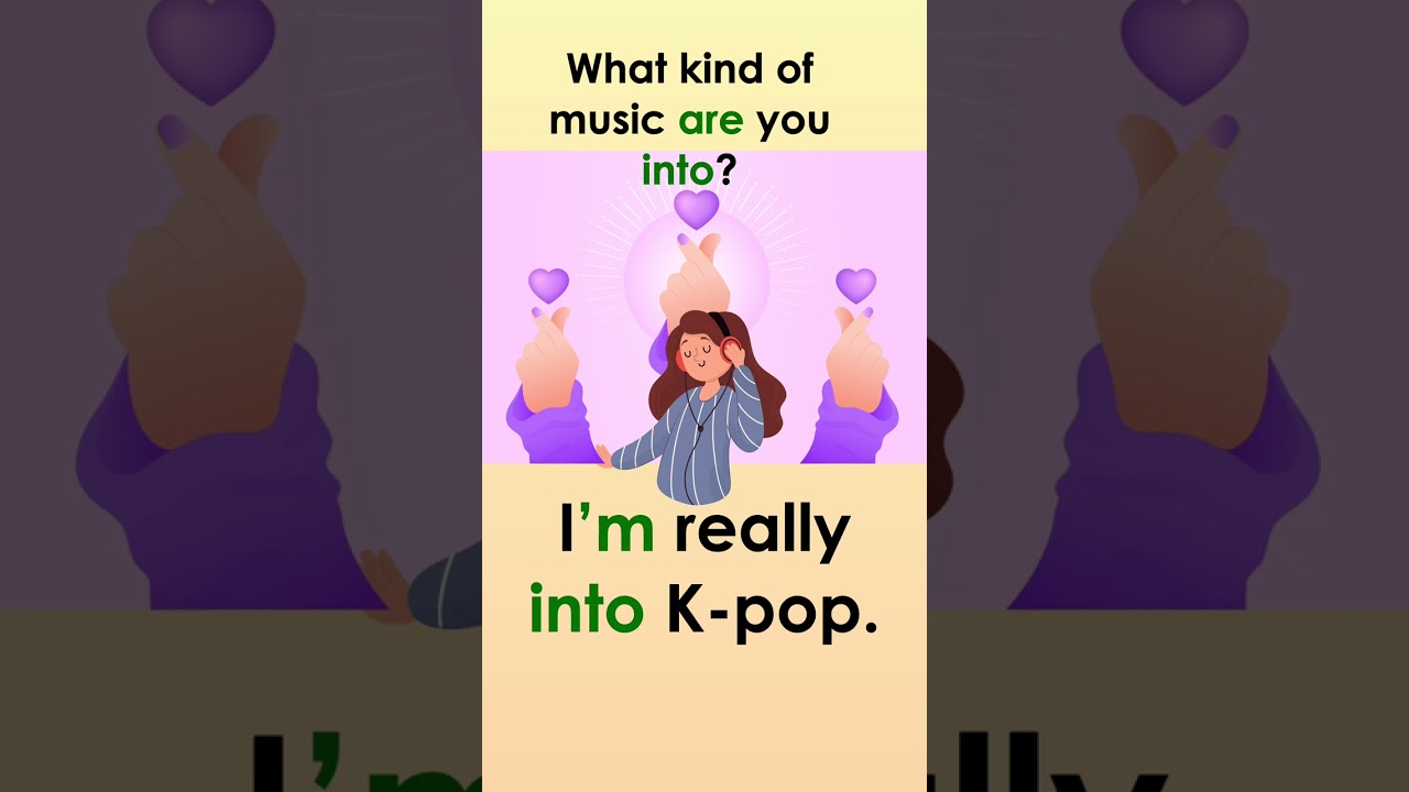 What Are You Into? #englishlearningshorts