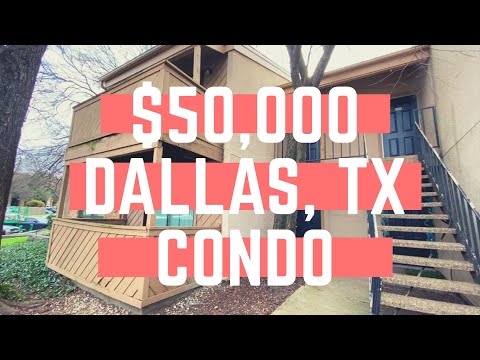 What Does a $50k Condo/Apartment Look Like in Dallas, Texas (CHEAPEST HOUSING?!) Video