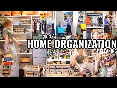 HOME ORGANIZATION IDEAS!!???? CLEAN & ORGANIZE WITH ME | DECLUTTERING AND ORGANIZING MOTIVATION