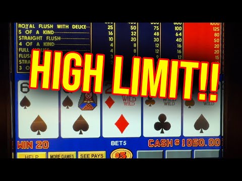 HIGH STAKES VIDEO POKER SESSION!! BEST DEUCES WILD PAYTABLE WE'VE PLAYED!! - YouTube
