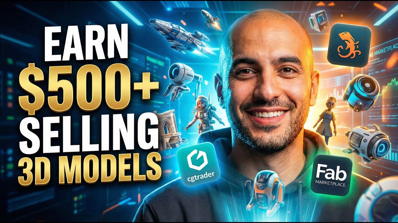 How I Made $500 Last Month Selling 3D Models Online