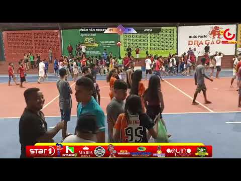 UNIÃO SÃO MIGUEL X ASCA - 3° RODADA DO CAMPEONATO VARGEM-GRANDENSE DE FUTSAL FEMININO 2022