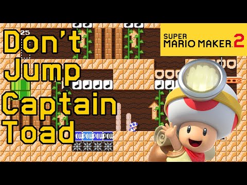 Super Mario Maker 2 - Captain Toad: !!!DON'T JUMP!!! (No Commentary)