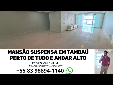 🔥VENDIDO🔥205m² em Tambaú... Seu 4suites no Bairro mais desejado de João Pessoa Pedro Valentim