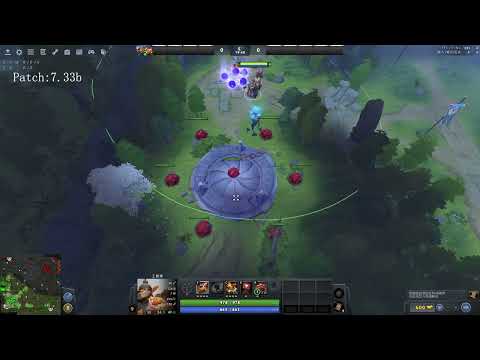 Dota2 Patch 7.33b TECHIES LV9 solo Tormentor