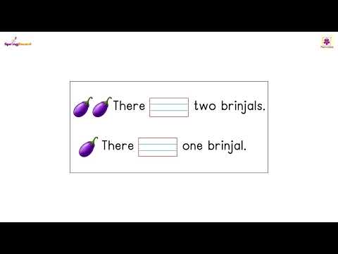 ‘is’ / ‘are’ - 1 | Springboard SR KG Words & Sentences Part - 1 | Periwinkle