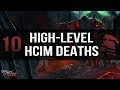 10 of the Highest Leveled HCIM Deaths in OSRS