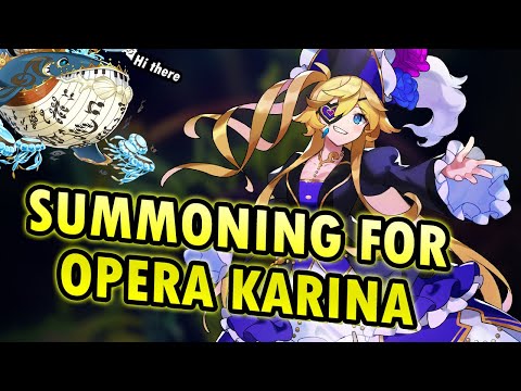 Summoning on Phantom's Ransom Showcase for Opera Karina | Dragalia Lost