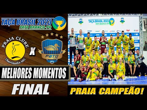 PRAIA CAMPEÃO! Praia Clube X Pato | FINAL | Taça Brasil de Futsal 2023 (26/08/2023)