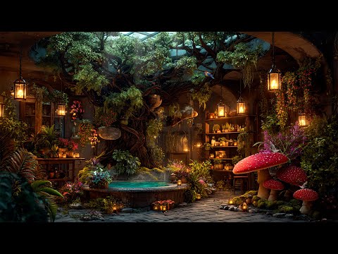 Mystical Exotic Plants Mushroom Forest | Fantasy Music & Ambience - Peaceful & Relaxing, Healing