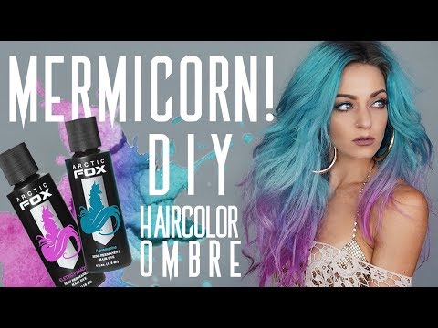MERMICORN!!! | DIY Ombre Haircolor Tutorial!