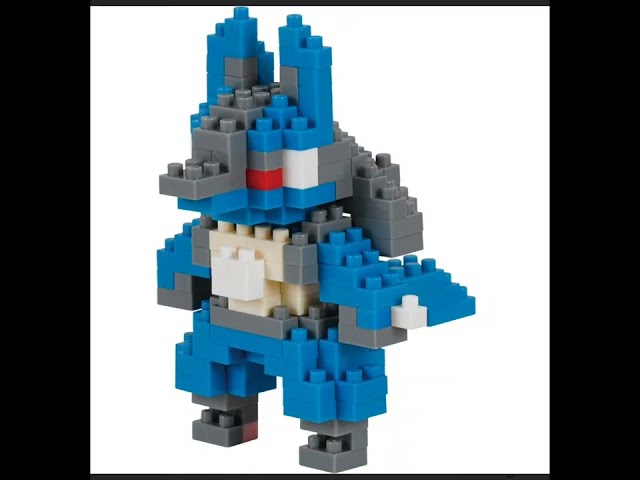 Vídeo relacionado con Bandai - Nanoblock - Lucario - Pokémon - NBPM068 - Multicolor, Construye al icónico Lucario con Este Set Coleccionable de microbloques, Óptimo para Fans de Pokémon y Amantes del modelismo