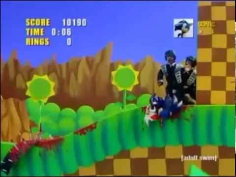 Sonic Spike Strip- Robot Chicken