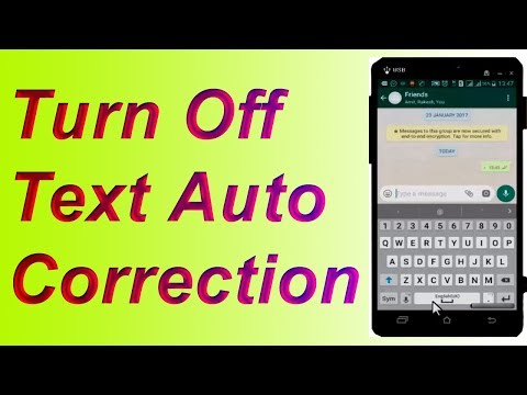 How to Turn Off Autocorrect on Samsung | How to Disable Autocorrect on Android
