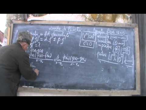 12. Bazele Matematicii: Lectia 24 - Notiunile de  LIMITA, DERIVATA (Clasele 11-12)  12/13