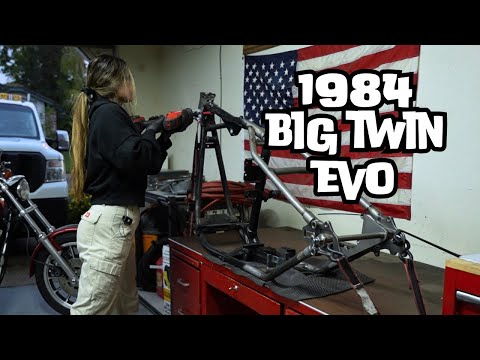 Building a 1984 Big Twin Evo Chopper | Build Progress - Part 1