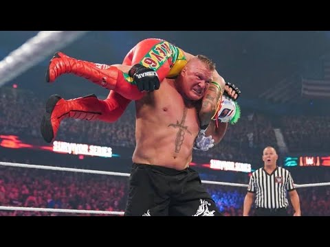 Brock Lesnar vs Rey Meysterio & Dominic Meysterio 😱