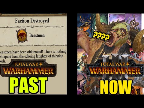 Beastmen in the Past VS NOW