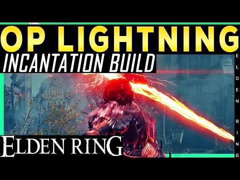 Elden Ring OP LIGHTNING INCANTATION BUILD - Broken Incantation Build Max Damage 1.06