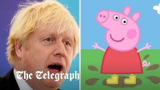video: Boris Johnson defends baffling Peppa Pig speech amid widespread criticism