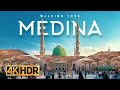 Medina Walking Tour Masjid Nabawi Quba Popular District 4K 60FPS HDR With CAPTIONS