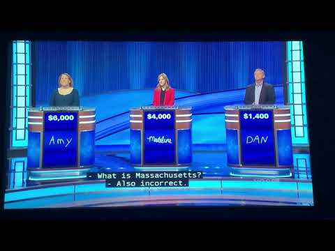Double Jeopardy, Amy Schneider Day 6 - 2nd Daily Double (11/24/21)