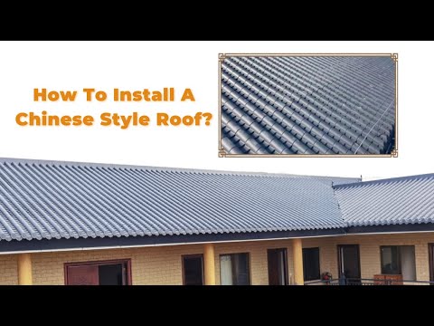 Chinese Style Roofing Install