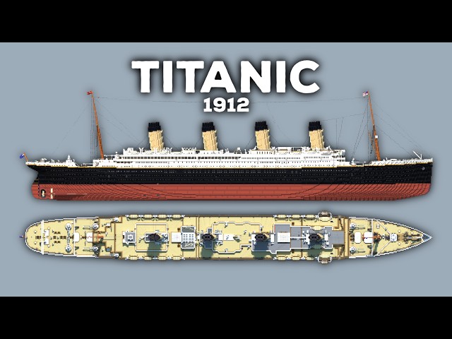 Titanic Minecraft Model RMS Titanic 1912 - The Queen of the Ocean Minecraft Map