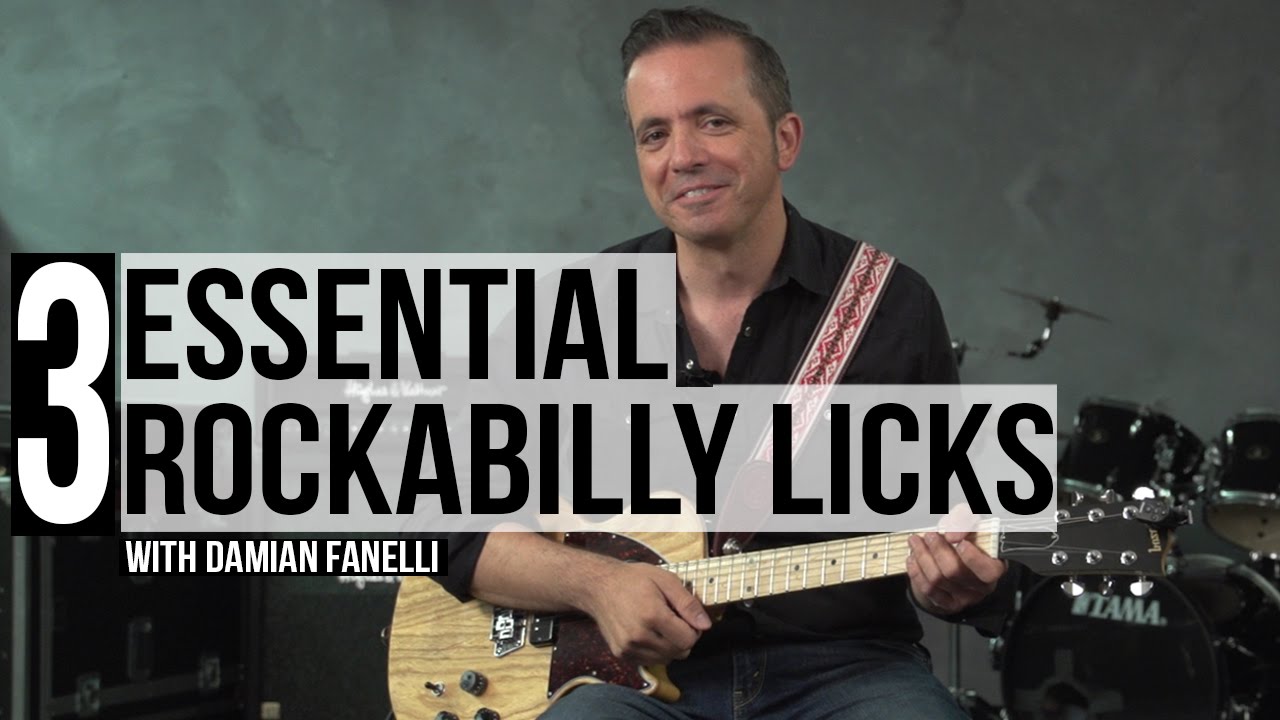 3 Essential Rockabilly Guitar Licks with Damian Fanelli - YouTube