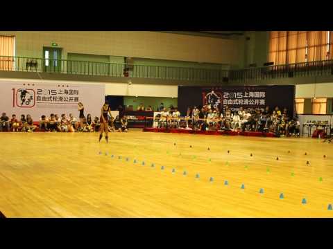 Shanghai Slalom Open 2015 Slalom Battle Big final woman last trick