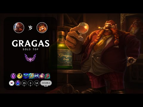 Gragas Top vs Gnar - KR Master Patch 13.13