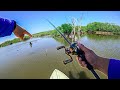 Extreme Shallow Water Sight Fishing & Dam Fishing