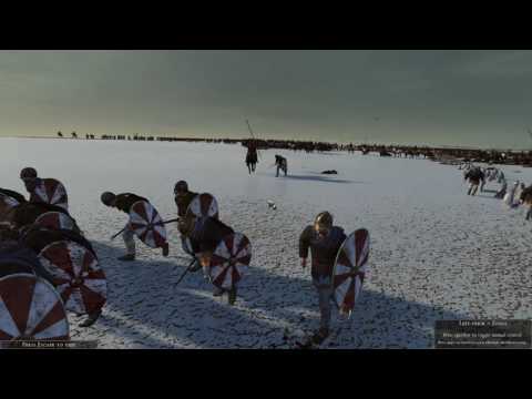 Total War  Attila Vikings VS Roman's