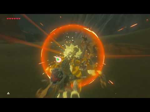 First Gold Lynel Fight - No Damage (Stun lock still works...)