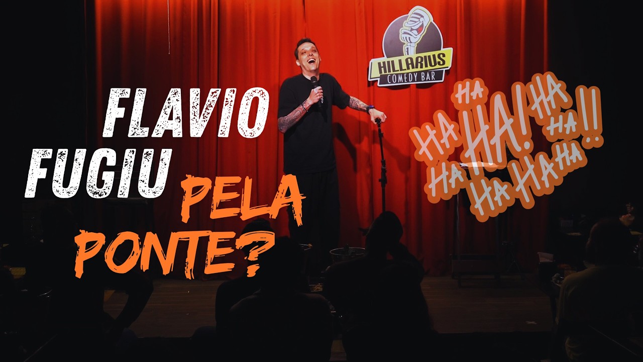 A fuga de Flavio Bolsonaro (assista até o final) - NIL AGRA - STAND UP COMEDY