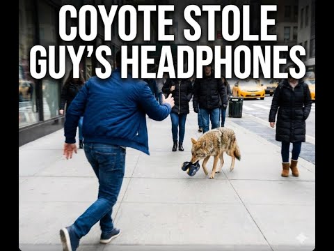 CAUGHT ON CAMERA: Urban Coyote Steals M47 Sports Earbuds! 🏃‍♂️💨 Best Waterproof Headset 2026
