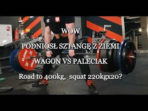 WAGON vs PALECIAK? Przygotowania! Test sztangi 220 i 300kg!