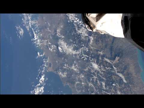 Sardinia / Italy then over the Island of Hvar / Croatia Smoke from wildfire - Aug 19 ,2021