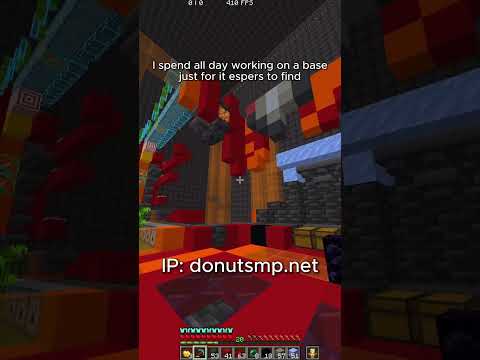 I spend all day long building a base just for it to get raided on donut smp... #manifestedit