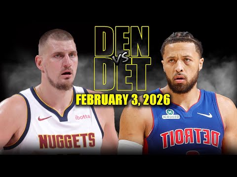Denver Nuggets vs Detroit Pistons Full Game Highlights – February 3, 2026 | NBA Season