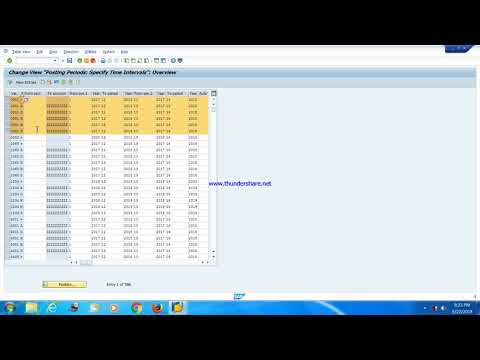 How to Open a Posting Period in SAP
