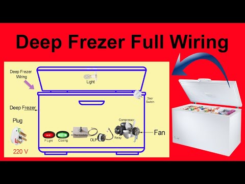 Deep freezer electric full wiring। Deep freezer wiring diagram | World Technicians