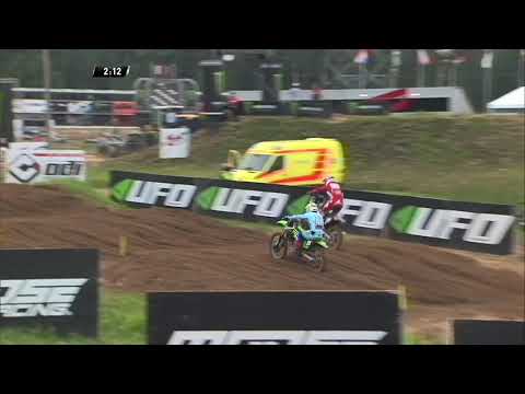 Haarup passes Renaux - MX2 Race 1 - MXGP of Riga 2020