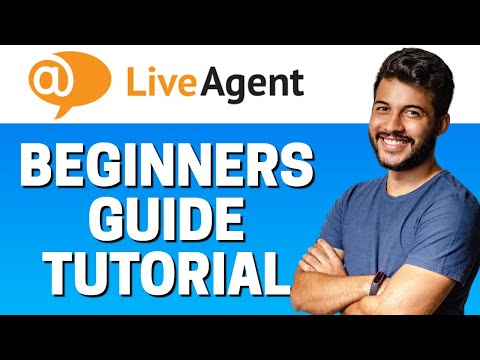 This video is a beginner's tutorial demonstrating how to use the LiveAgent customer service platform.