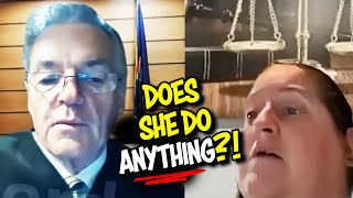 Mom Doesn't Pay Child Support Because She “Can’t” Work… Judge Says Jail!