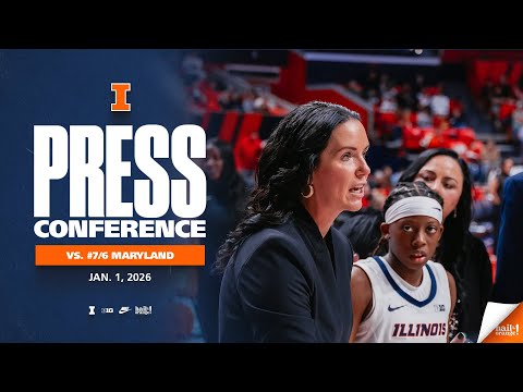Illinois Women's Basketball | HC Green, Dolan, Parchment, Wallace Postgame Press Conference (1/1/26)