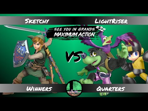 SOP | Sketchy (Link) vs aE | LightRiser (Mega Man/Banjo & Kazooie) - Winners Quarters - SUGMA #32